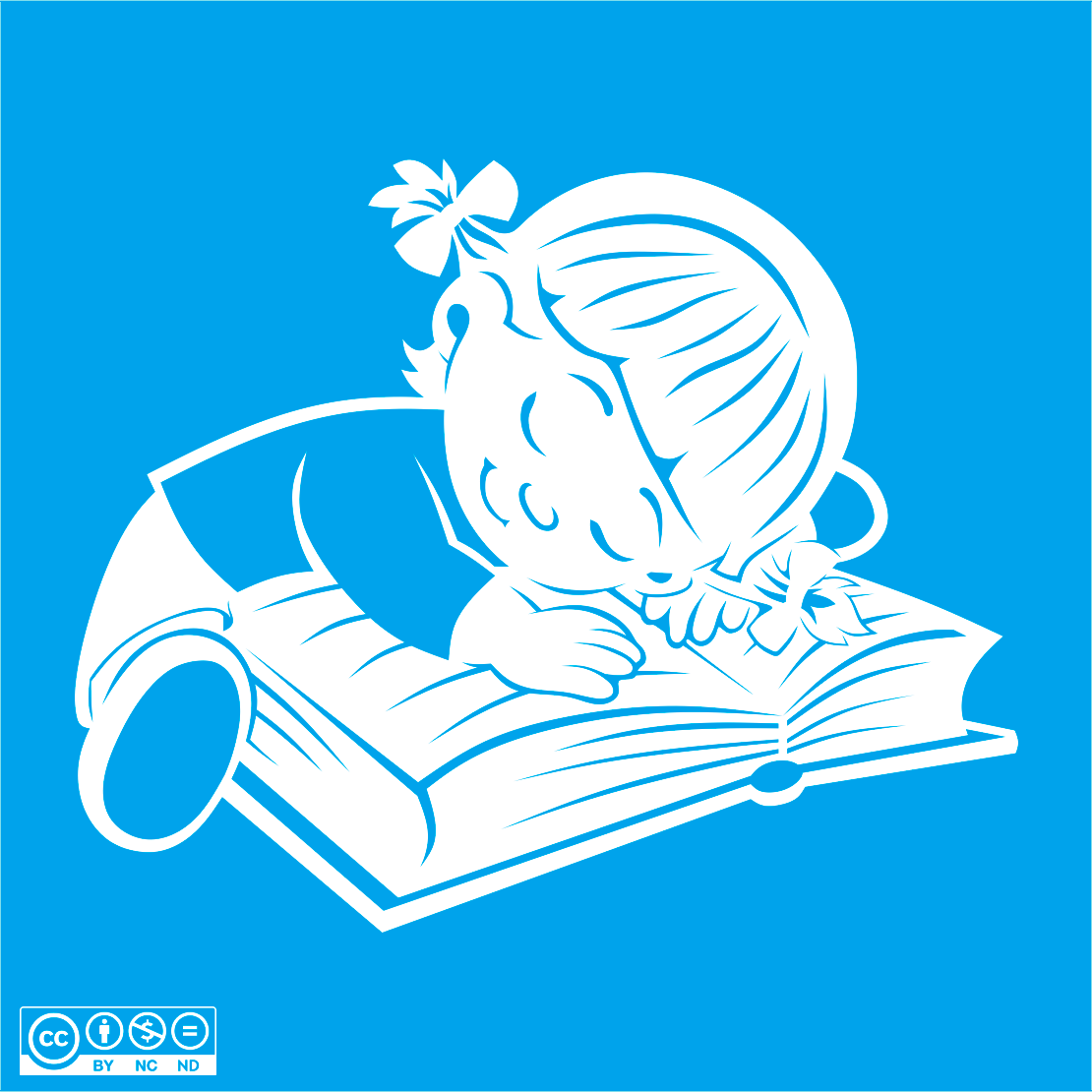 Девочка уснула на книге
