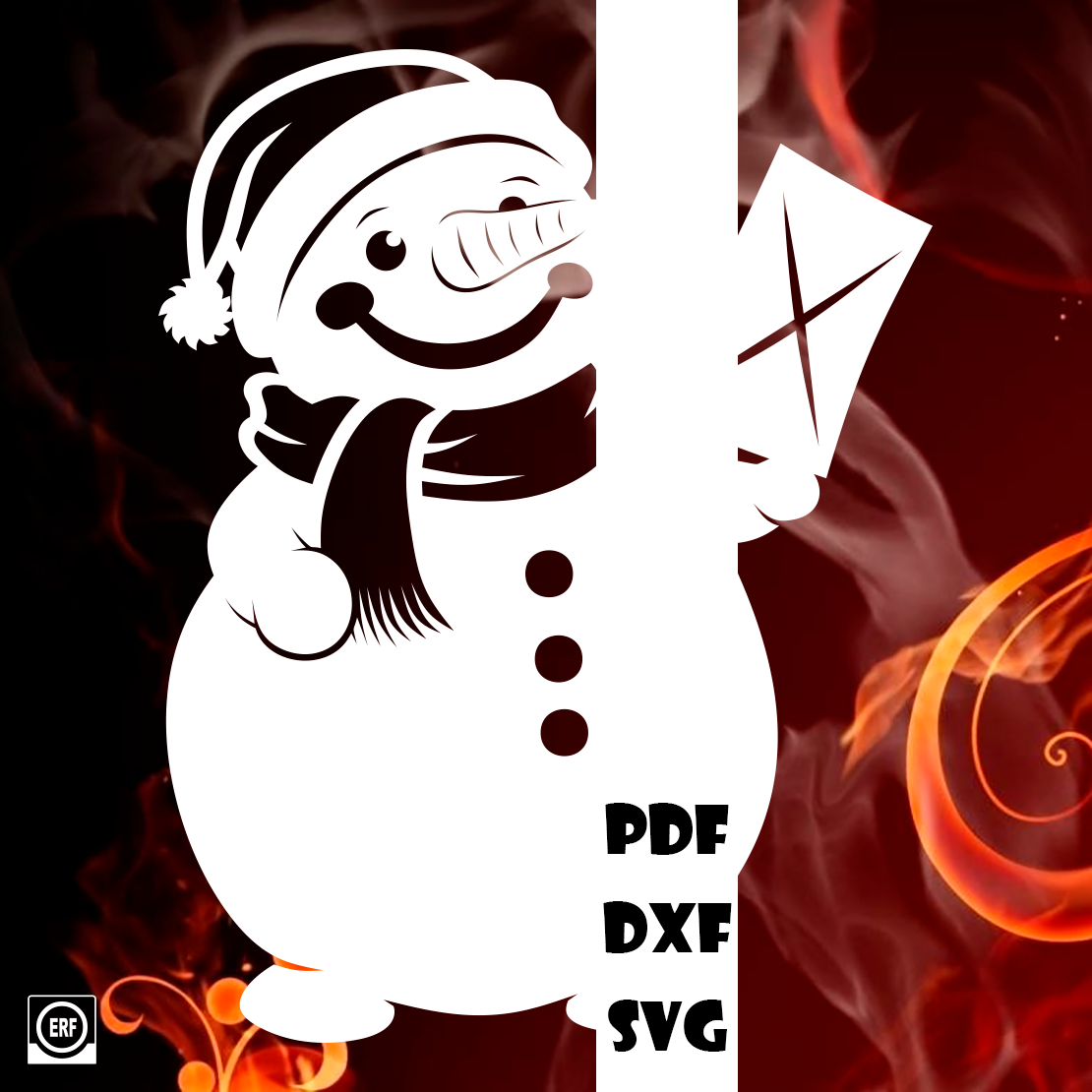Снеговик с конвертом